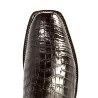 Rios of Mercedes Men's Boots - Chocolate Belly Crocodile / Black Calf