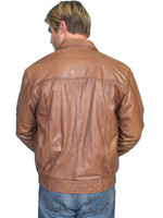 Scully Men's Jacket - Premium Lambskin - Cognac Scully Men's Jacket - Premium Lambskin - Cognac