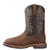 Ariat Men's Work Boots - Workhog H2O - Bruin Brown / Coffee Ariat Men's Work Boots - Workhog H2O - Bruin Brown / Coffee