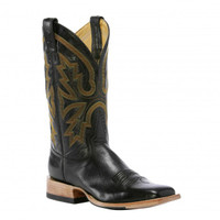 Rod Patrick Men's Boots - Florencia Black Calf / Volcano Black w/ Volcano Bone Decatur Collar Rod Patrick Men's Boots - Florencia Black Calf / Volcano Black w/ Volcano Bone Decatur Collar