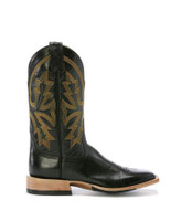 Rod Patrick Men's Boots - Florencia Black Calf / Volcano Black w/ Volcano Bone Decatur Collar Rod Patrick Men's Boots - Florencia Black Calf / Volcano Black w/ Volcano Bone Decatur Collar