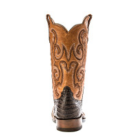 Rios of Mercedes Men's Boots - Chocolate Caiman Belly / Toast Remuda Rios of Mercedes Men's Boots - Chocolate Caiman Belly / Toast Remuda