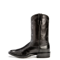 Rios of Mercedes Men's Boots - Black Sleek Buffalo Calf