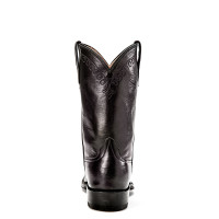 Rios of Mercedes Men's Boots - Black Sleek Buffalo Calf
