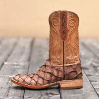 Black Jack Boots - Pirarucu #682 - Tri-Star - Inverted Chocolate