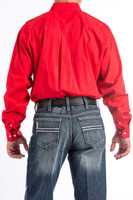 Cinch Men's Shirts - Classic Edition - Red Solid Button Down Cinch Men's Shirts - Classic Edition - Red Solid Button Down
