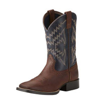 Ariat Kids Boots - Tycoon - Brazen Brown / Arizona Sky Ariat Kids Boots - Tycoon - Brazen Brown / Arizona Sky