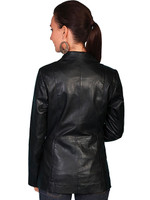 Scully Women's Jacket - Tailored Lamb Blazer - Black # 11 Scully Women's Jacket - Tailored Lamb Blazer - Black # 11