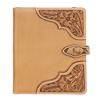Vogt Mens Accessories - Bags & Cases - Smooth Russet IPad Cover with Hand Tooled Floral Corners Vogt Mens Accessories - Bags & Cases - Smooth Russet IPad Cover with Hand Tooled Floral Corners