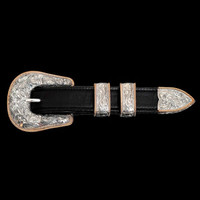 Vogt Men's Accessories - Buckle Sets - The Forty Niner 1" Vogt Men's Accessories - Buckle Sets - The Forty Niner 1"