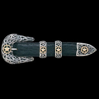 Vogt Men's Accessories - Buckle Sets - The CV Filigree Ranger - 1" Vogt Men's Accessories - Buckle Sets - The CV Filigree Ranger - 1"