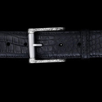 Vogt Mens Accessories - Buckle Sets - The Hand Engraved Sterling Silver Roller Buckle 1-1/2" Vogt Mens Accessories - Buckle Sets - The Hand Engraved Sterling Silver Roller Buckle 1-1/2"