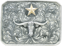 Vogt Mens Accessories - Buckle Sets - The Longhorn Star Vogt Mens Accessories - Buckle Sets - The Longhorn Star