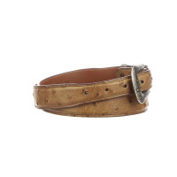 Lucchese Men's Belts - Full Quill Ostrich / Tapered - Tan