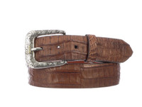 Lucchese Men's Belts - Burnished Mad Dog - Tan