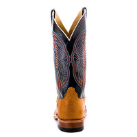 Anderson Bean Men's Boots - Rust Burnished Crazyhorse / Essex Blue Kidskin Anderson Bean Men's Boots - Rust Burnished Crazyhorse / Essex Blue Kidskin