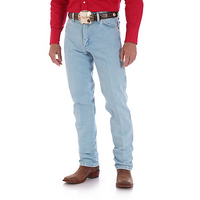 Wrangler Mens Jeans - Cowboy Cut Original Fit - Bleach Wash Wrangler Mens Jeans - Cowboy Cut Original Fit - Bleach Wash