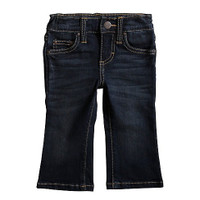 Wrangler Infant Boys Jeans - Adjustable Waist Western - Dark Blue