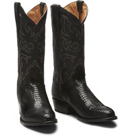 Tony Lama Men's Exotic Boots - Bonham Smooth Ostrich - Black Tony Lama Men's Exotic Boots - Bonham Smooth Ostrich - Black