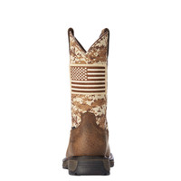 Ariat Men's Work Boots - Workhog Patriot ST - Earth / Sand Camo