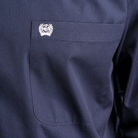 Cinch Men's Shirts - Solid Navy Western Button-Down W/ Pocket Cinch Men's Shirts - Solid Navy Western Button-Down W/ Pocket