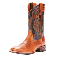 Ariat Men's Boots - Plano - Ginger Snap / Army Blue