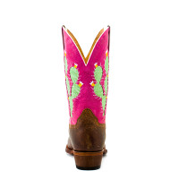 Macie Bean Kids Boots - Cactus Inlay - Toast Bison / Pink Sinsation Macie Bean Kids Boots - Cactus Inlay - Toast Bison / Pink Sinsation