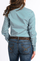 Cinch Women's Shirt - Tencel Button Up - Teal