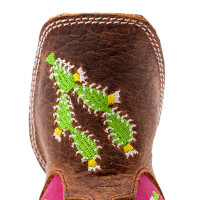 Macie Bean Infant Boots - Prickled Pink