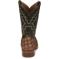 Tony Lama Men's Exotic Boots - Leviathan Gnarly Water Monster - Chocolate / Cedar Amsterdam