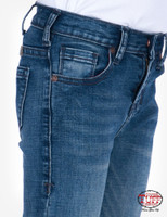 Cowgirl Tuff Little Girl's Jeans - Regular Fit Mid Rise Trouser - Medium Wash Cowgirl Tuff Little Girl's Jeans - Regular Fit Mid Rise Trouser - Medium Wash