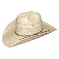 American Hat Straw - Tuf Cooper TC8860 - 20X - Two Tone Fancy Vent - Ivory / Tan American Hat Straw - Tuf Cooper TC8860 - 20X - Two Tone Fancy Vent - Ivory / Tan
