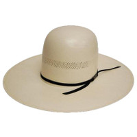 American Hat Straw - 7104 - Solid Weave - Fancy Vent - Ivory American Hat Straw - 7104 - Solid Weave - Fancy Vent - Ivory