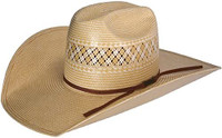 American Hat Straw - 1022 - Two Tone Vented - Wheat / Ivory  American Hat Straw - 1022 - Two Tone Vented - Wheat / Ivory