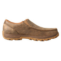Twisted X Men's Casuals - Boat - Driving Moccasin Slip On - Cell Stretch - Bomber Twisted X Men's Casuals - Boat - Driving Moccasin Slip On - Cell Stretch - Bomber