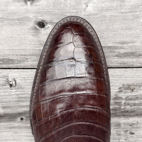 Black Jack Boots - Caiman - Chocolate / Texas Ranger