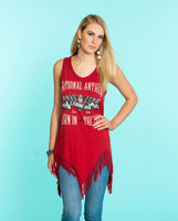 Double D Ranchwear Women’s - Anthem Tank - Red Pepper Double D Ranchwear Women’s - Anthem Tank - Red Pepper
