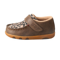 Twisted X Infant Driving Moccasins - Bomber / Leopard Twisted X Infant Driving Moccasins - Bomber / Leopard
