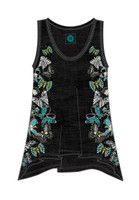 Double D Ranchwear Women’s - Buterfly Tank - Black