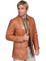 Scully Men's Jacket - Western Blazer Lamb - Ranch Tan 