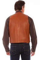 Scully Men's Vest - Western Single Point - Ranch Tan 