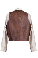 Scully Men's Vest - Western Single Point - Apache Saddle Brown Scully Men's Vest - Western Single Point - Apache Saddle Brown