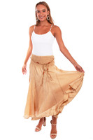 Scully Women's Skirt - Cantina Collection - Peruvian Cotton - Full Length - Khaki Scully Women's Skirt - Cantina Collection - Peruvian Cotton - Full Length - Khaki