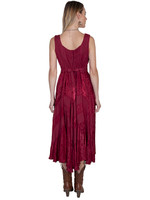Scully Women's Dress - Honey Creek Collection - Full Length / Lace Up - Burgundy Scully Women's Dress - Honey Creek Collection - Full Length / Lace Up - Burgundy