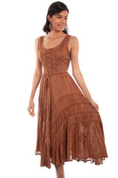 Scully Women's Dress - Honey Creek Collection - Full Length / Lace Up - Beige Scully Women's Dress - Honey Creek Collection - Full Length / Lace Up - Beige