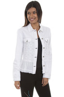 Scully Women's Jacket - Honey Creek Collection - Denim - White Scully Women's Jacket - Honey Creek Collection - Denim - White