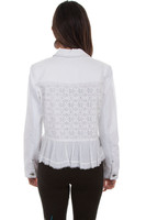 Scully Women's Jacket - Honey Creek Collection - Denim - White Scully Women's Jacket - Honey Creek Collection - Denim - White