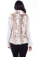 Scully Women's Vest - Faux Fur / Leopard Scully Women's Vest - Faux Fur / Leopard
