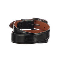 Lucchese Men's Belts - Smooth Goat - Black Lucchese Men's Belts - Smooth Goat - Black