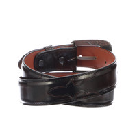Lucchese Men's Belts - Smooth Goat - Black Cherry Lucchese Men's Belts - Smooth Goat - Black Cherry